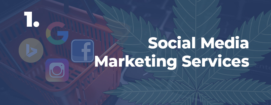 Best cannabis marketing services for CBD companies, Tip 1: Use social media marketing as part of your cannabis marketing strategy. Cannabis marketing agency ColaDigital.ca.