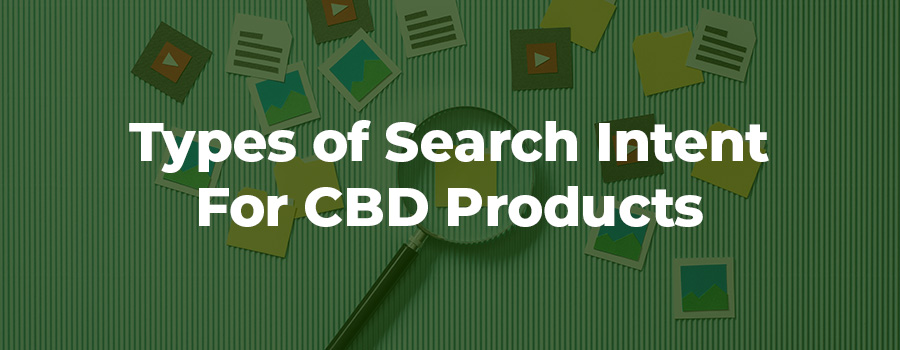 These are the different types of search intent for CBD products.